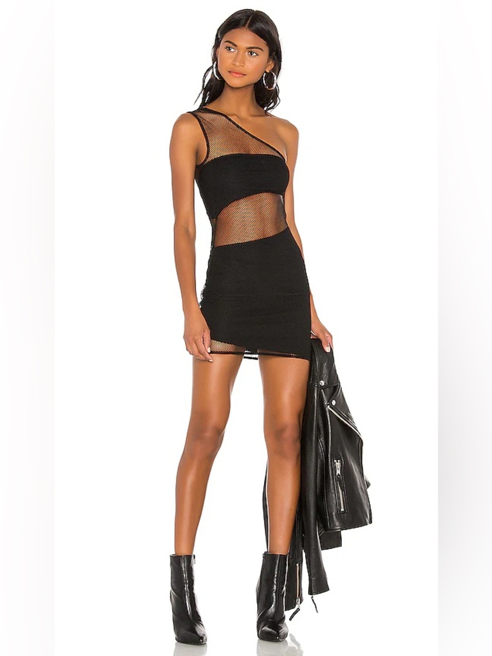 Revolve h:ours Sherwood Mini Dress in Black XS